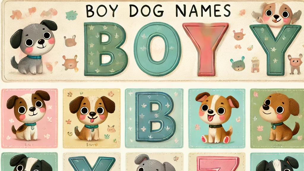 A to Z Boy Dog Names: 2024 A to Z Male Dog Names 9 A to Z Boy Dog Names
