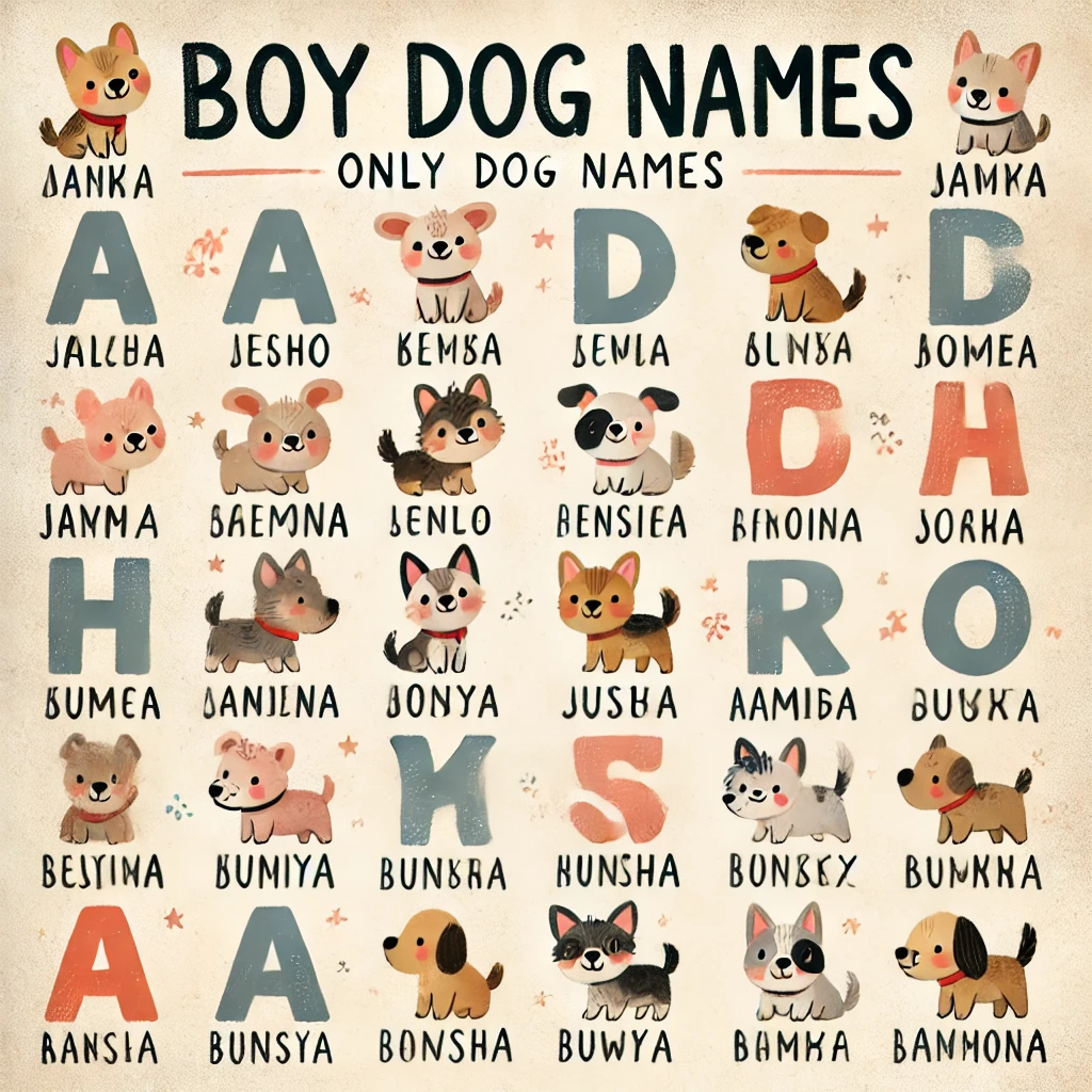 A to Z Boy Dog Names: 2024 A to Z Male Dog Names 13 A to Z Boy Dog Names