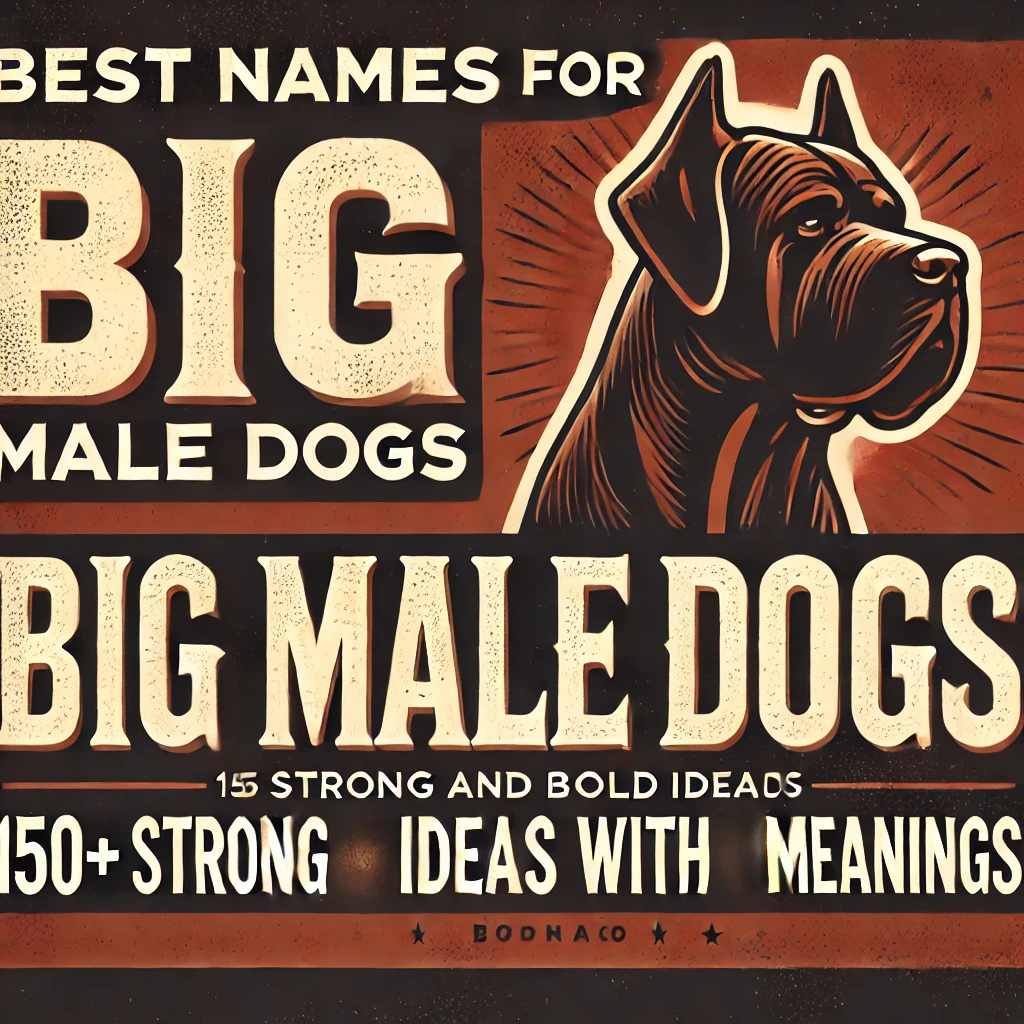 150+ Powerful Big Dog Names Male Dog with Meanings 12 big dog names male