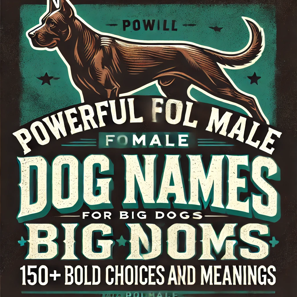 150+ Powerful Big Dog Names Male Dog with Meanings 13 big dog names male