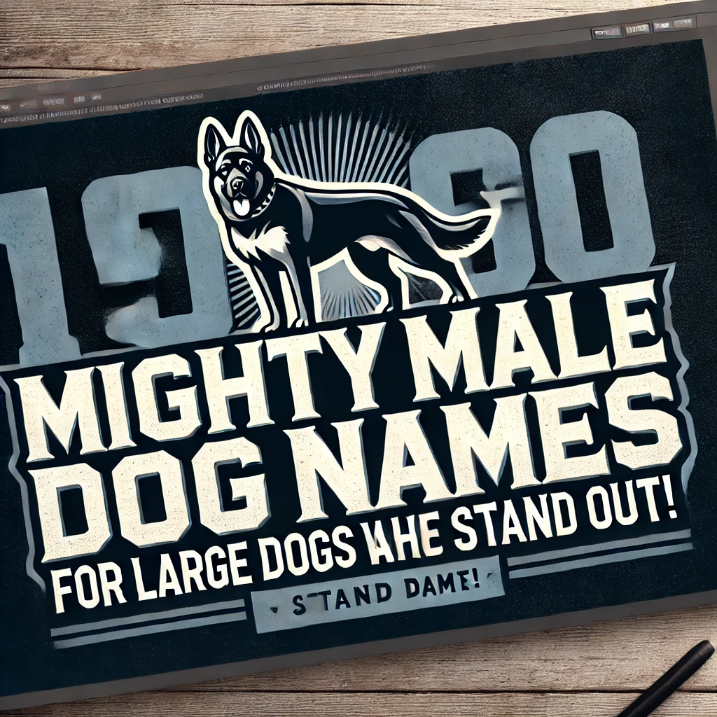 150+ Powerful Big Dog Names Male Dog with Meanings 14 big dog names male
