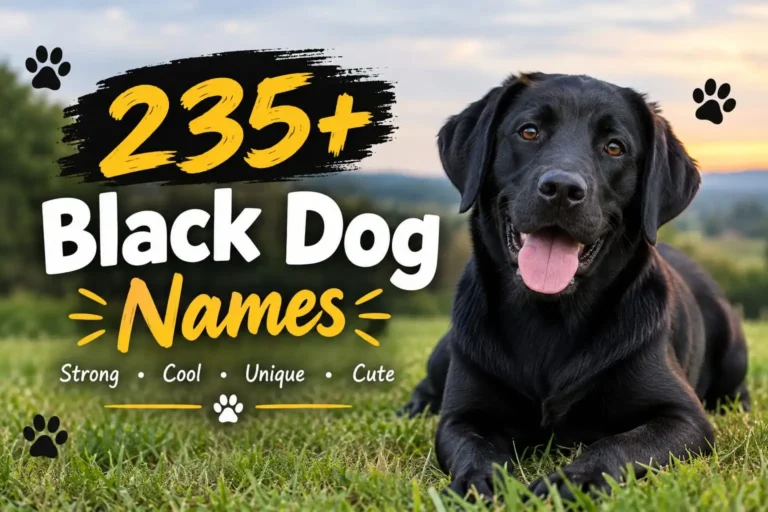 235 Black dog names