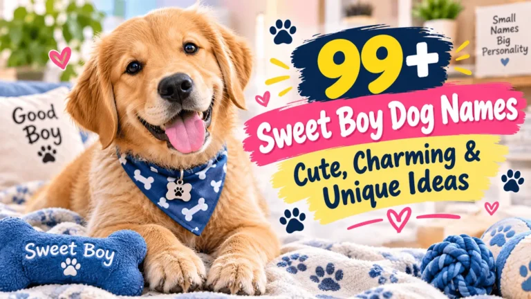 Sweet Boy Dog Names