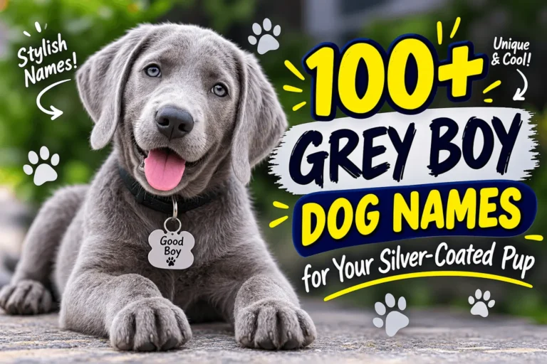 Grey Boy Dog