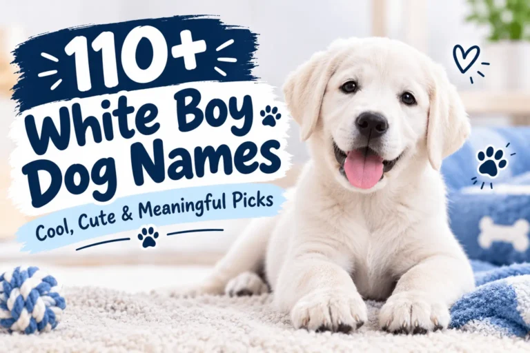 White Boy dog