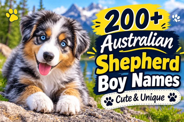 Australian Shepherd Boy Names