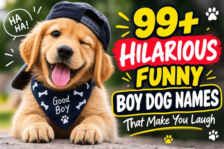 Funny Boy Dog