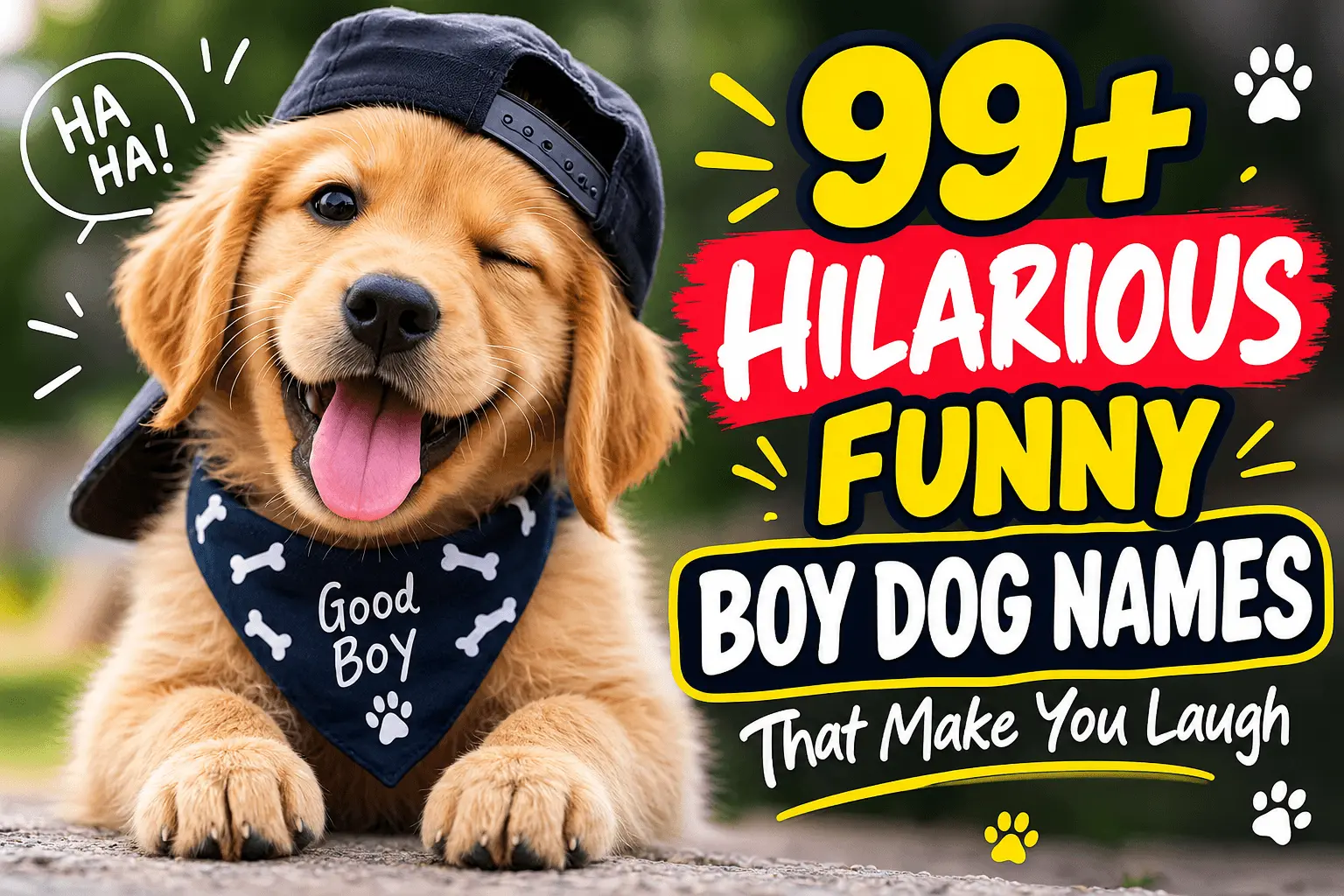 Funny Boy Dog