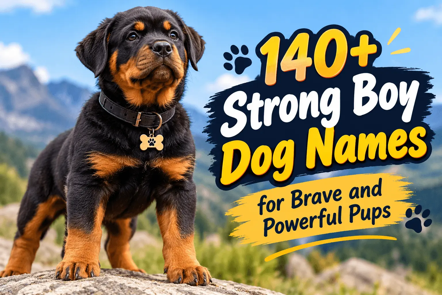Strong Boy Dog
