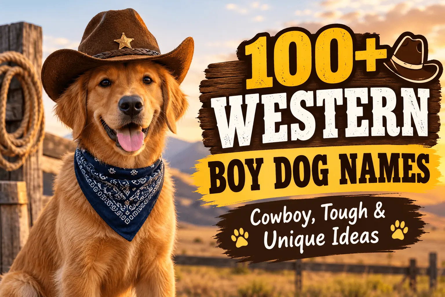 Western Boy Dog