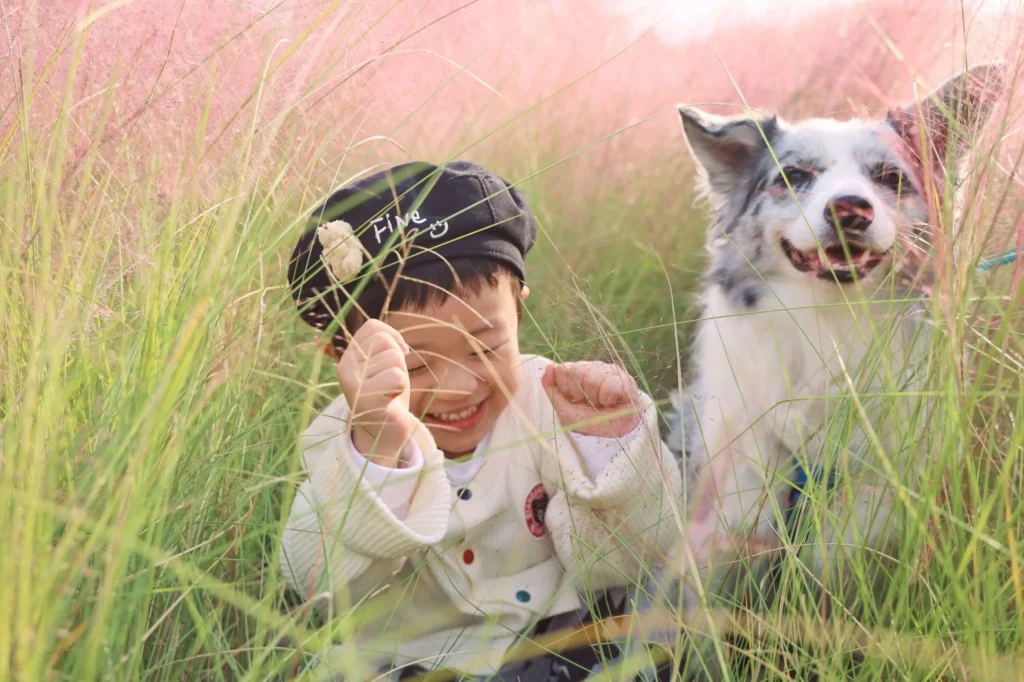 Nature-Inspired Boy Dog