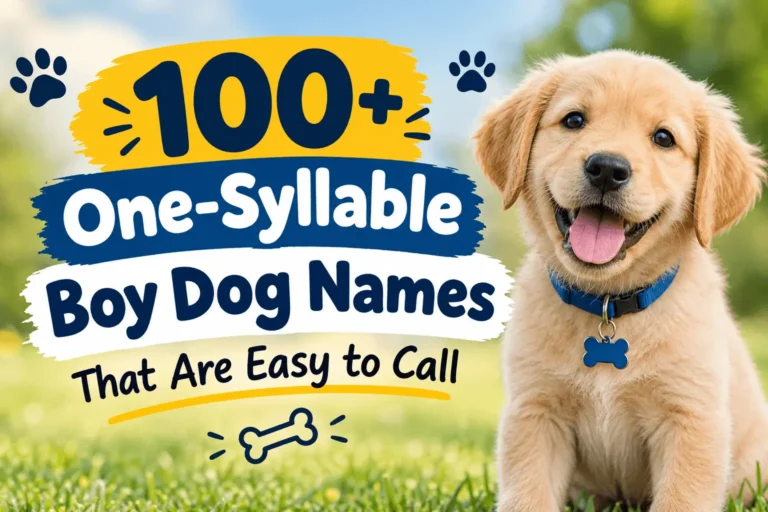 One-Syllable Boy Dog
